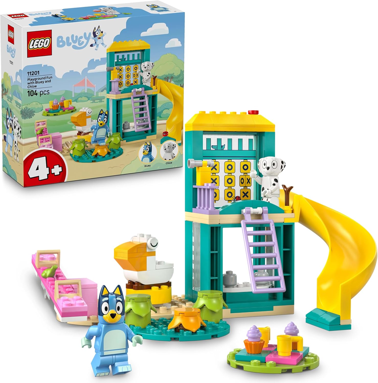 Lego Bluey - Divertimento al parco giochi di Bluey e Chloe
