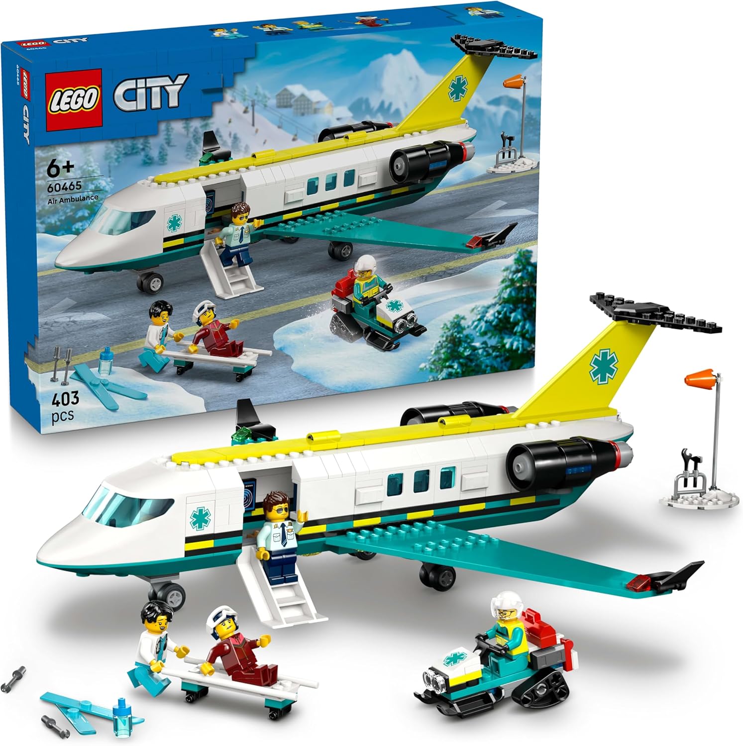 Lego City - Aereo ambulanza di emergenza 60465
