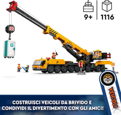 Lego City - Gru da cantiere mobile gialla 60409