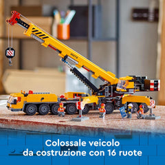Lego City - Gru da cantiere mobile gialla 60409