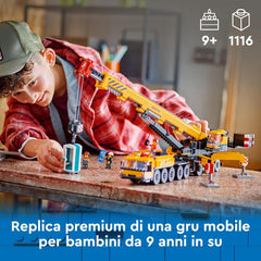 Lego City - Gru da cantiere mobile gialla 60409