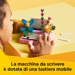 Lego Creator 3 in 1 - Macchina da scrivere con fiori 31169