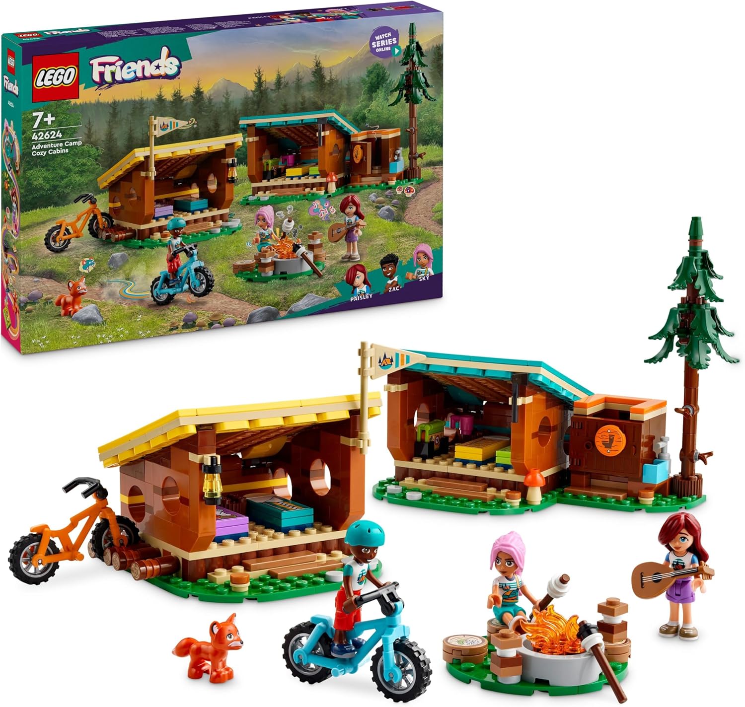 Lego Friends - Cabine relax al campo avventure 42624