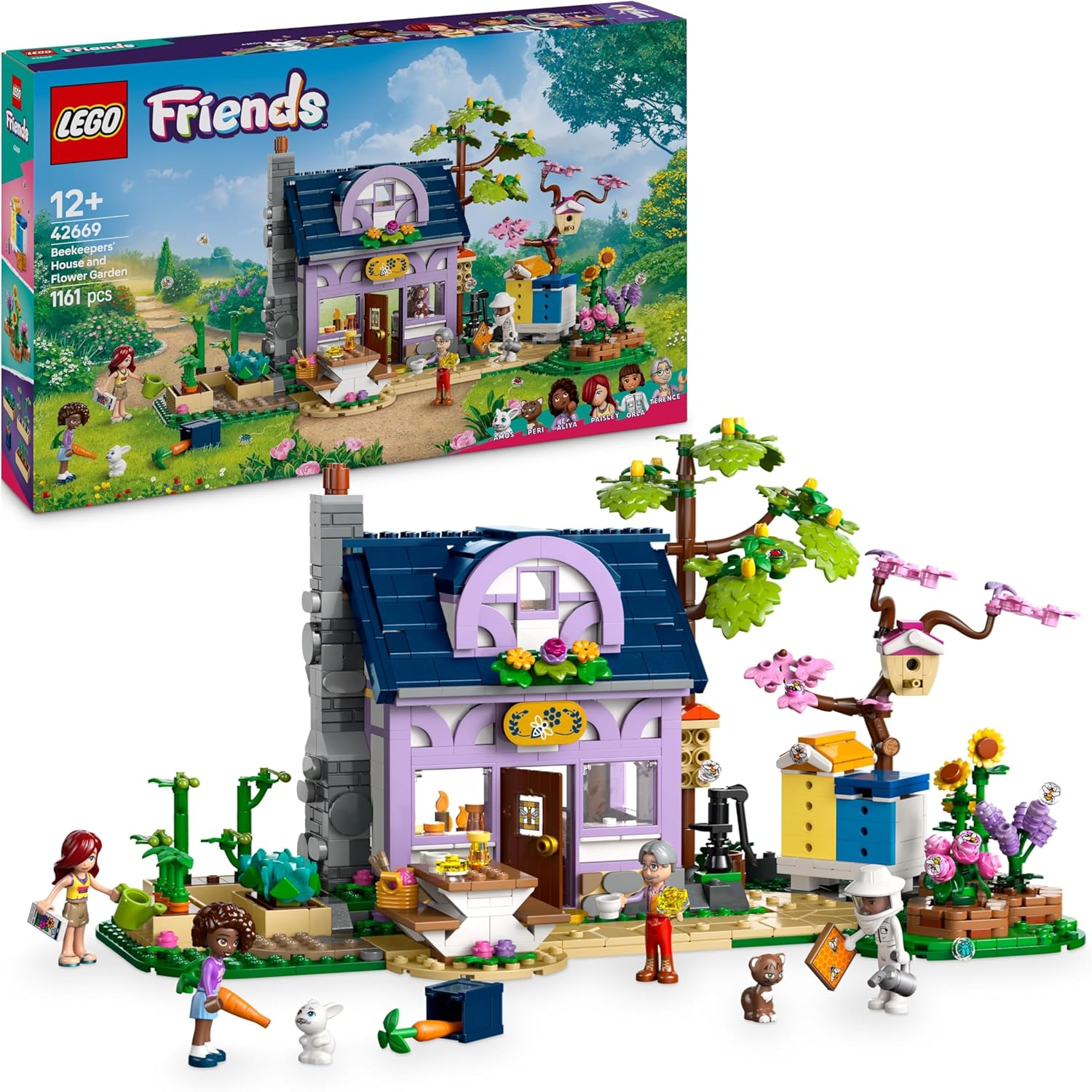 Lego Friends - Casa degli apicoltori e giardino fiorito 42669
