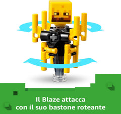 Lego Minecraft - Battaglia sul ponte del Nether