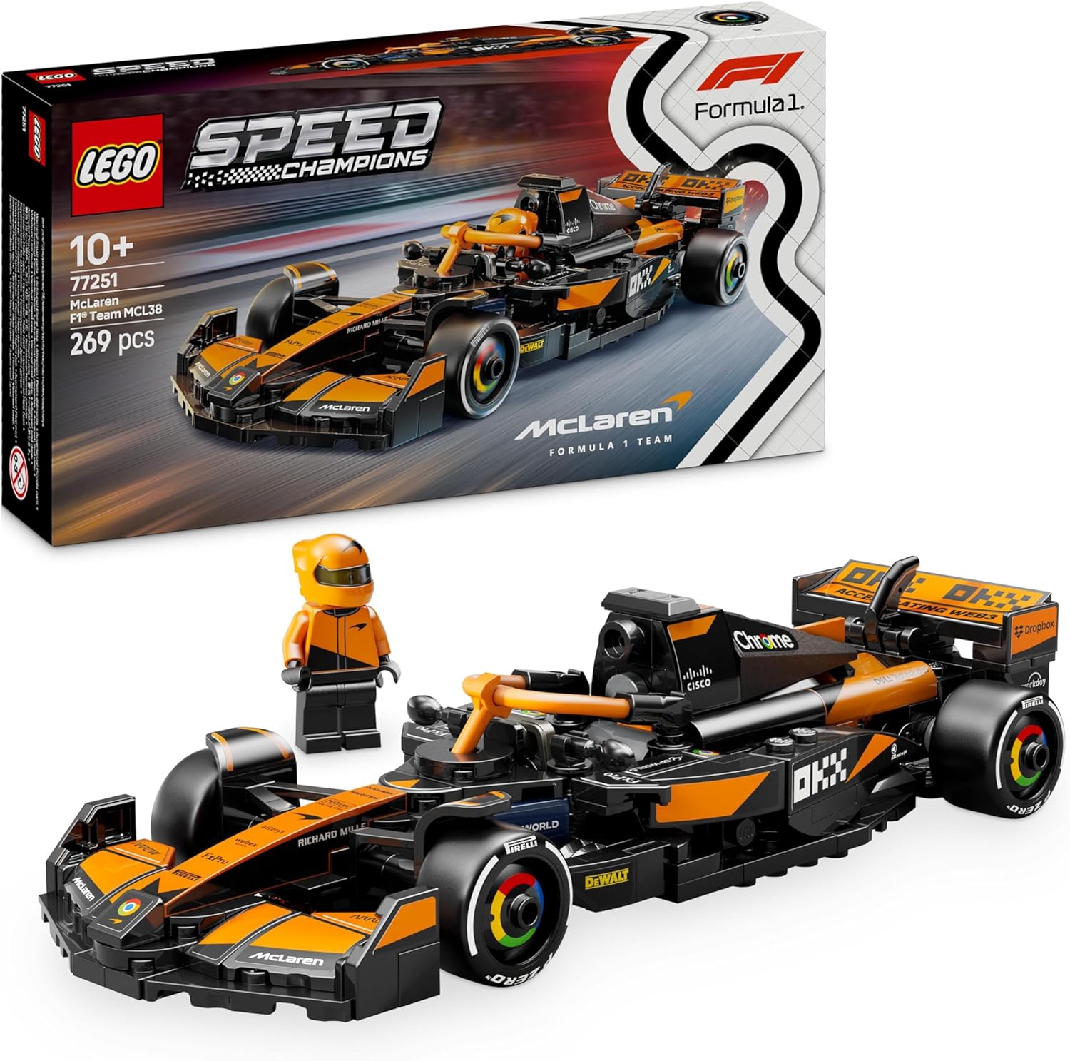 Lego - Auto da corsa McLaren F1 Team MCL38