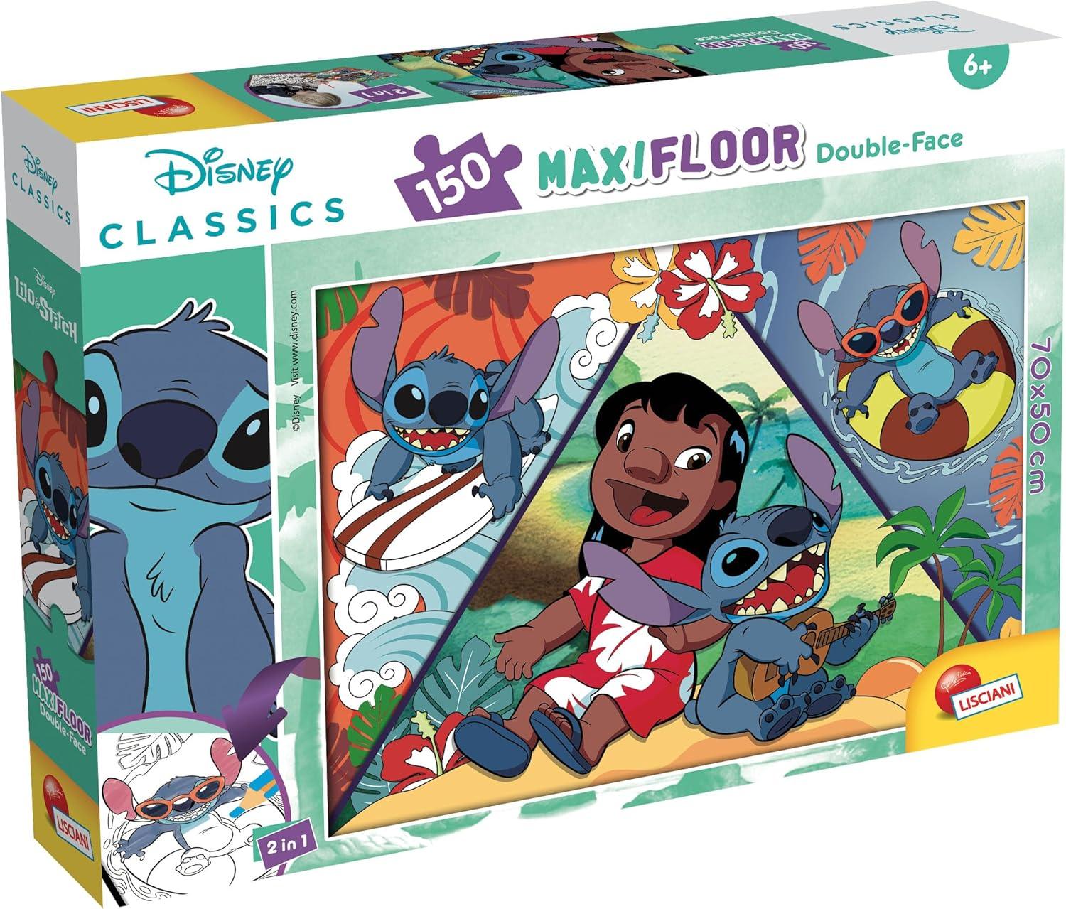 Lisciani - Disney Puzzle Lilo And Stitch maxifloor