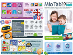 Lisciani - Tablet Mio Tab Hi Tech Educativo 10 Super Pro