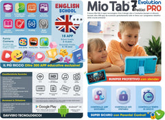 Lisciani - Tablet Mio Tab Hi Tech Educativo 7" Evolution Pro