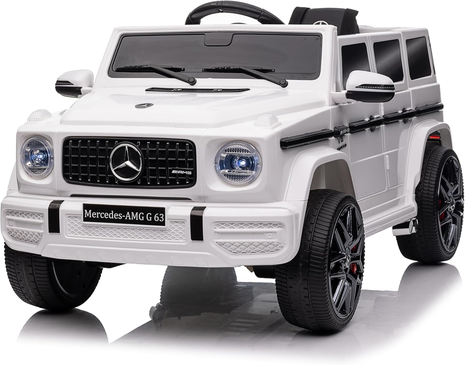 Mini Mercedes Elettrica Classe G Bianca