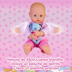 Nenuco Abbracciami bambola con peluche 42cm