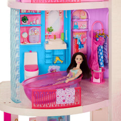 Nuova Casa dei Sogni di Barbie con 2 Piscine, 2 Scivoli, Ascensore e oltre 65 accessori