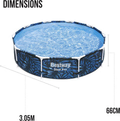 Piscina Fuori Terra Rotonda effetto Savana