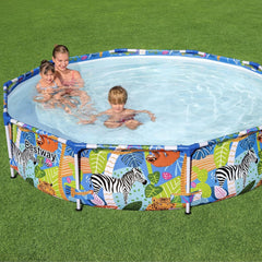 Piscina Fuori Terra Rotonda effetto Savana