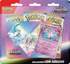 Pokémon - Collezione Evoluzioni Prismatiche con Adesivi