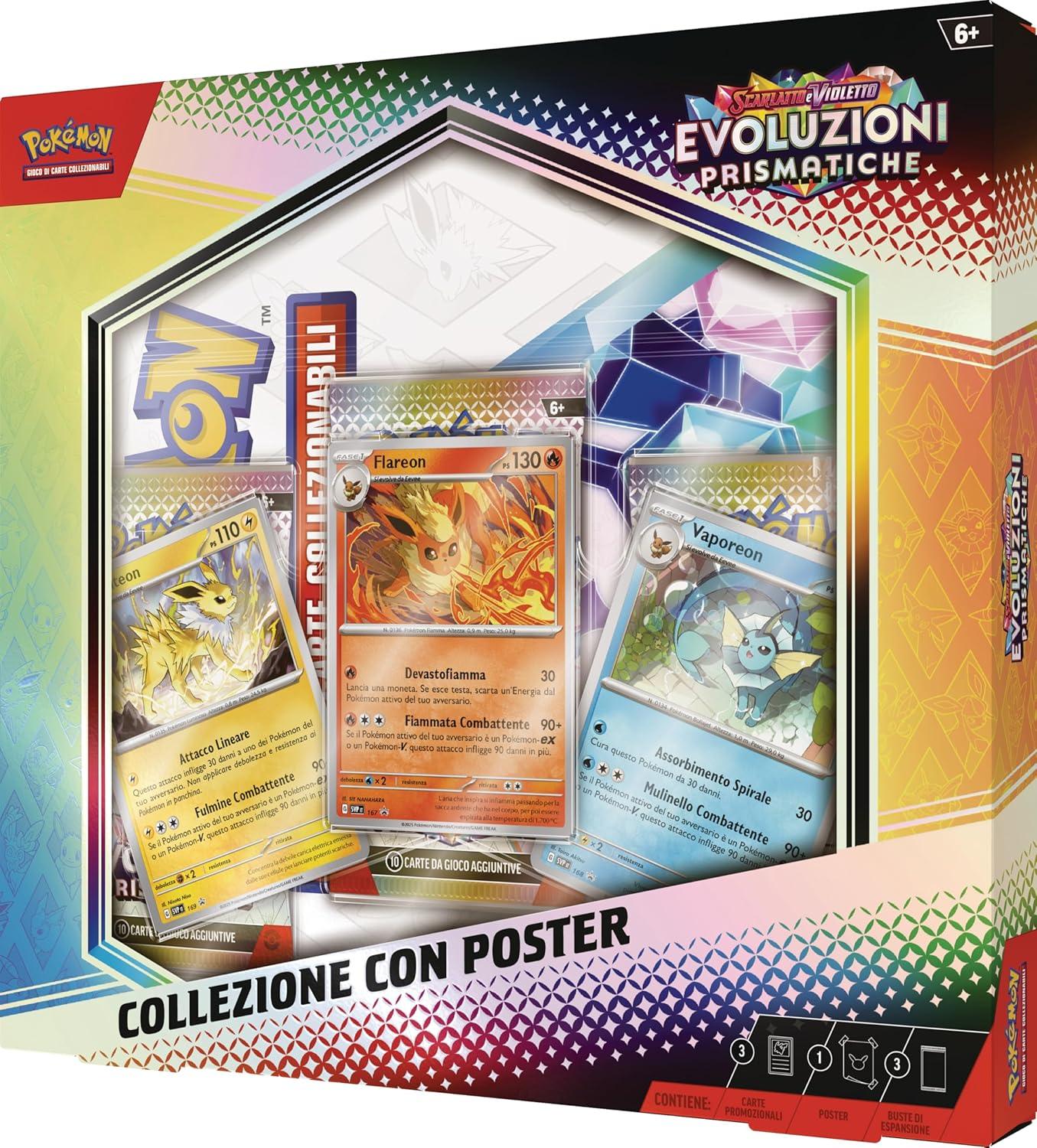 Pokémon - Collezione Evoluzioni Prismatiche con Poster