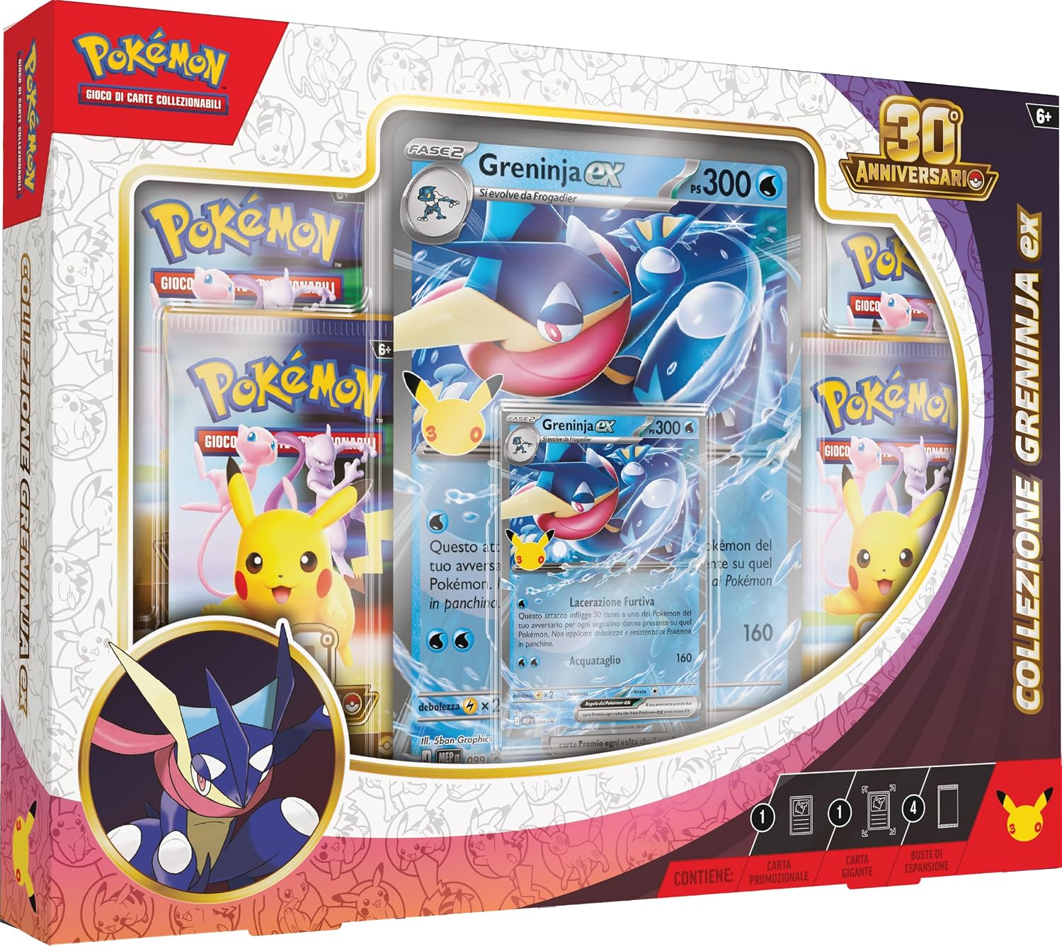 Pokémon - Collezione Greninja-ex Espansione 30° Anniversario