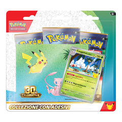 Pokémon - Collezione con adesivi Espansione 30° Anniversario Lucario e Exeggutor ITA