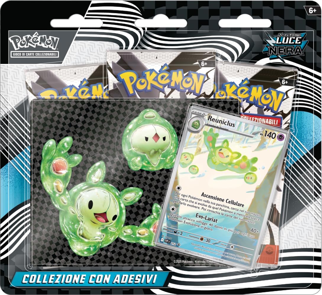 Pokémon - Collezione con adesivi Luce Nera Reuniclus