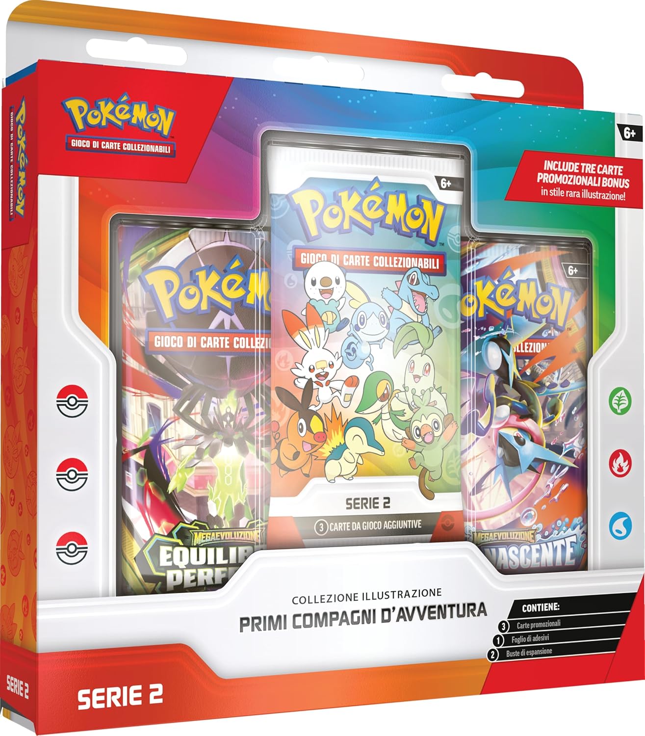 Pokémon - Collezione illustrazione Primi Compagni d’Avventura Serie 2