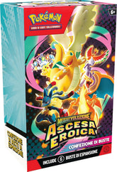 Pokémon - Confezione 6 buste espansione Megaevoluzione Ascesa Eroica ITA