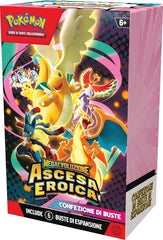 Pokémon - Confezione 6 buste espansione Megaevoluzione Ascesa Eroica ITA