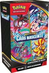 Pokémon - Confezione 6 buste espansione Megaevoluzione Caos Nascente ITA