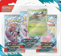 Pokémon - Scarlatto e Violetto pack 3 buste Avventure Insieme