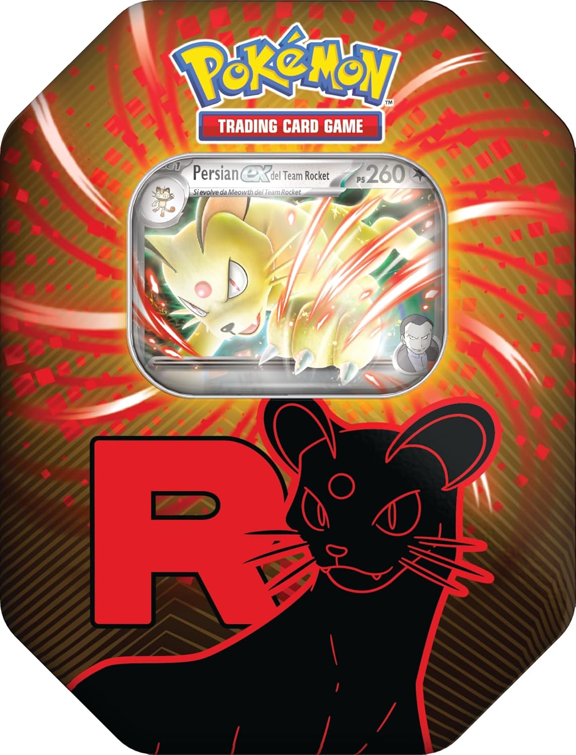 Pokémon - Tin da collezione Team Rocket Persian-ex