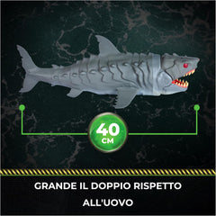 Primal Hatch Uovo di Squalo Megalodonte - Fai schiudere l'uovo e lo Squalo prende vita