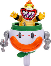 Super Mario Galaxy Movie - Playset Bowser Jr. 13cm con Clown Car, pennello e adesivi Water-Reveal