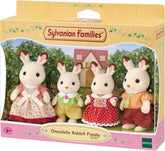 Sylvanian Families - Famiglia Coniglio Cioccolato Set 4 Personaggi