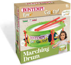 Tamburo Piccolo Green con tracolla e bacchette