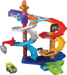 Vroom Vroom Go - Mega Circuito 2 in 1 Pista Macchinine con veicolo