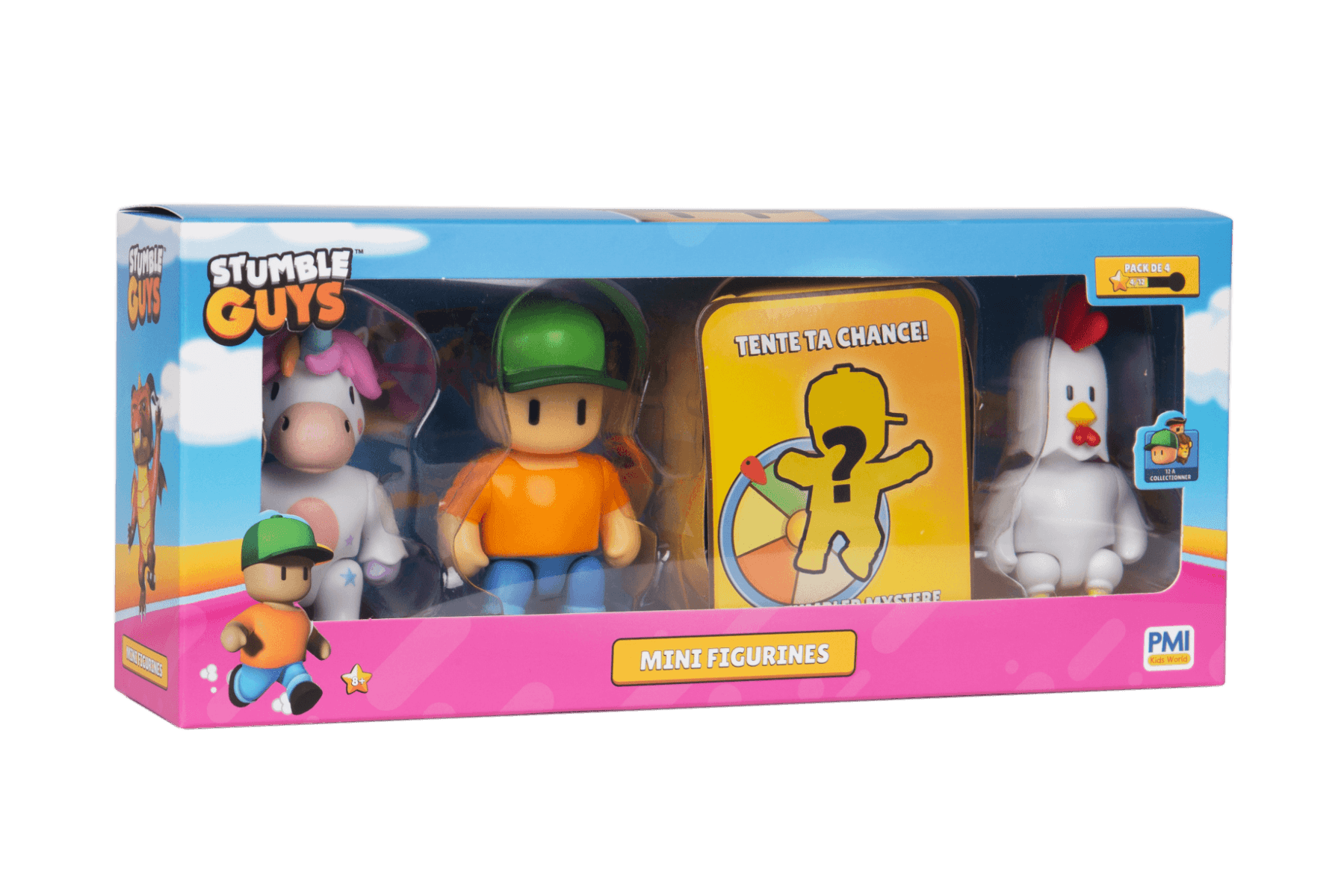 Stumble Guys - Mini Action Figure 4-pack