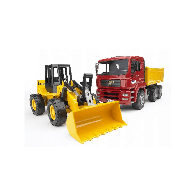 Bruder - MAN TGA Camion con pala meccanica