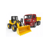 Bruder - MAN TGA Camion con pala meccanica