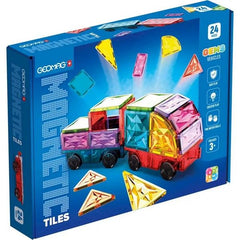 Geomag - Costruzioni magnetiche Magnetic Tiles Vehicles 24 pezzi