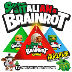 Skifidol Italian Brainrot - Pyramid con 12 mini cuties