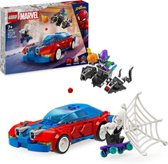 Lego Marvel - Auto da corsa di Spider-Man e Venom Goblin 76279