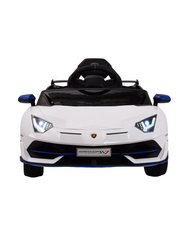 Mini Lamborghini Elettrica Aventador bianca