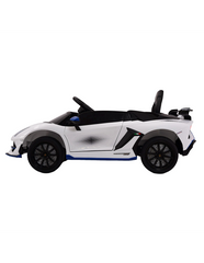 Mini Lamborghini Elettrica Aventador bianca