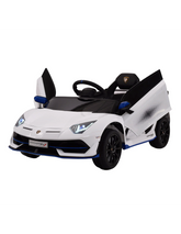 Mini Lamborghini Elettrica Aventador bianca