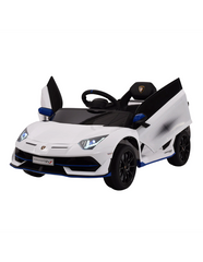 Mini Lamborghini Elettrica Aventador bianca