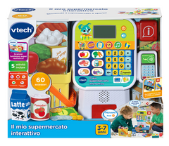 Il mio Supermercato Interattivo con 60 accessori, 30 pulsanti e 5 modalità di gioco