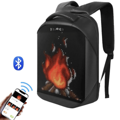 Zaino con schermo Led