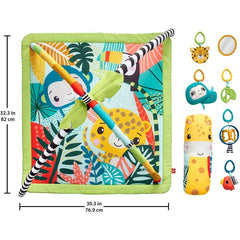 Fisher Price - Palestrina sensoriale Amici della Foresta 3 in 1