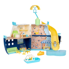 Bluey Maxi playset Nave da Crociera con 2 action figures e più di 15 accessori