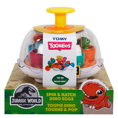 TOOMIES JURASSIC WORLD SPIN & HATCH DINO EGGS