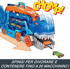 Hot Wheels - Mega T-Rex Dino Trasportatore